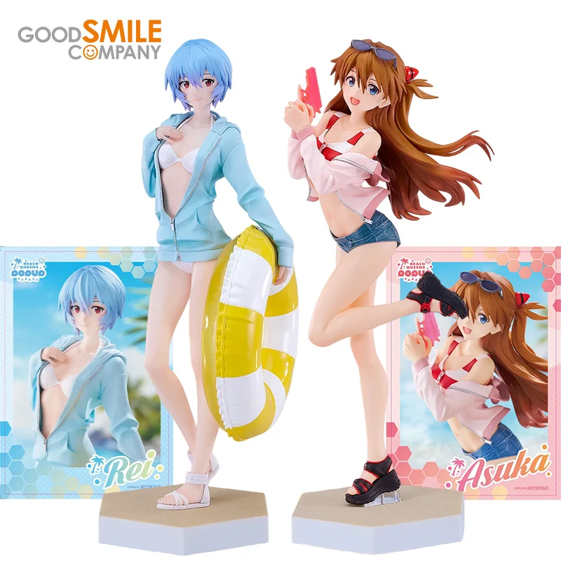 

GSC Beach Queens Pop Up Parade Ayanami Rei / Soryu Asuka Langrey Action Figures EVA Anime Model Kit Toys for Boys Original Box