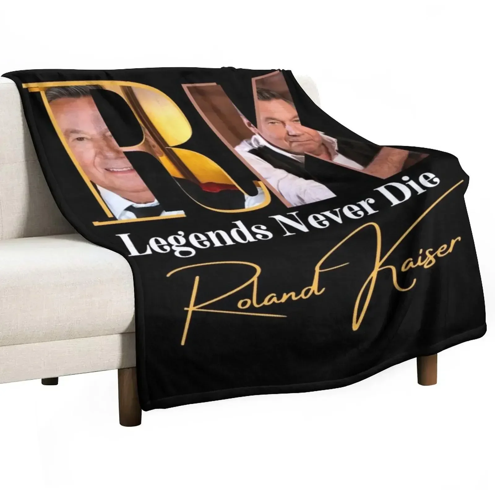 

Roland kaiser - rip Roland kaiser Throw Blanket Summer wednesday Giant Sofa Blankets