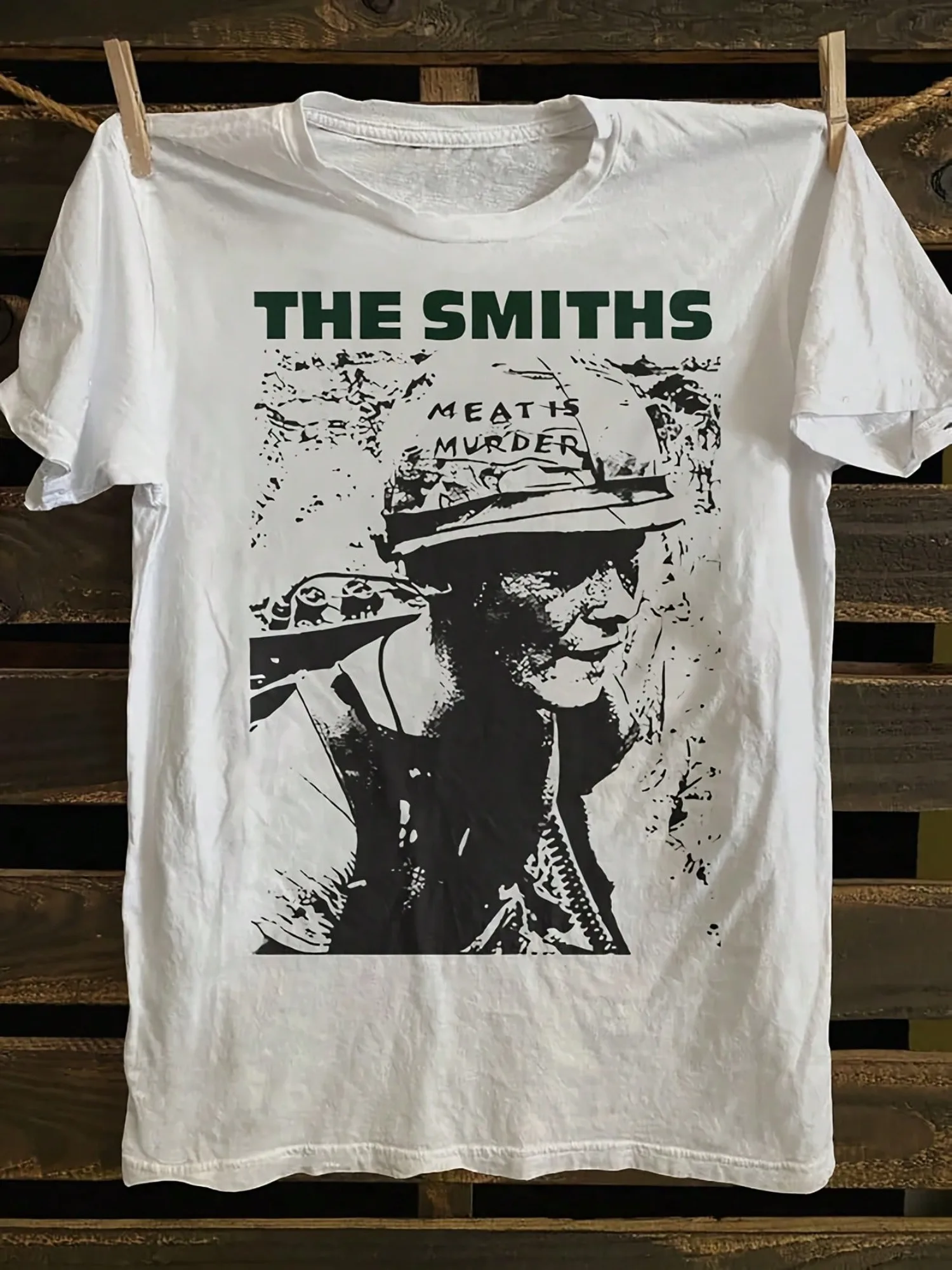 

The Smiths Graphic Print T Shirt - Short Sleeve Crew Neck Casual