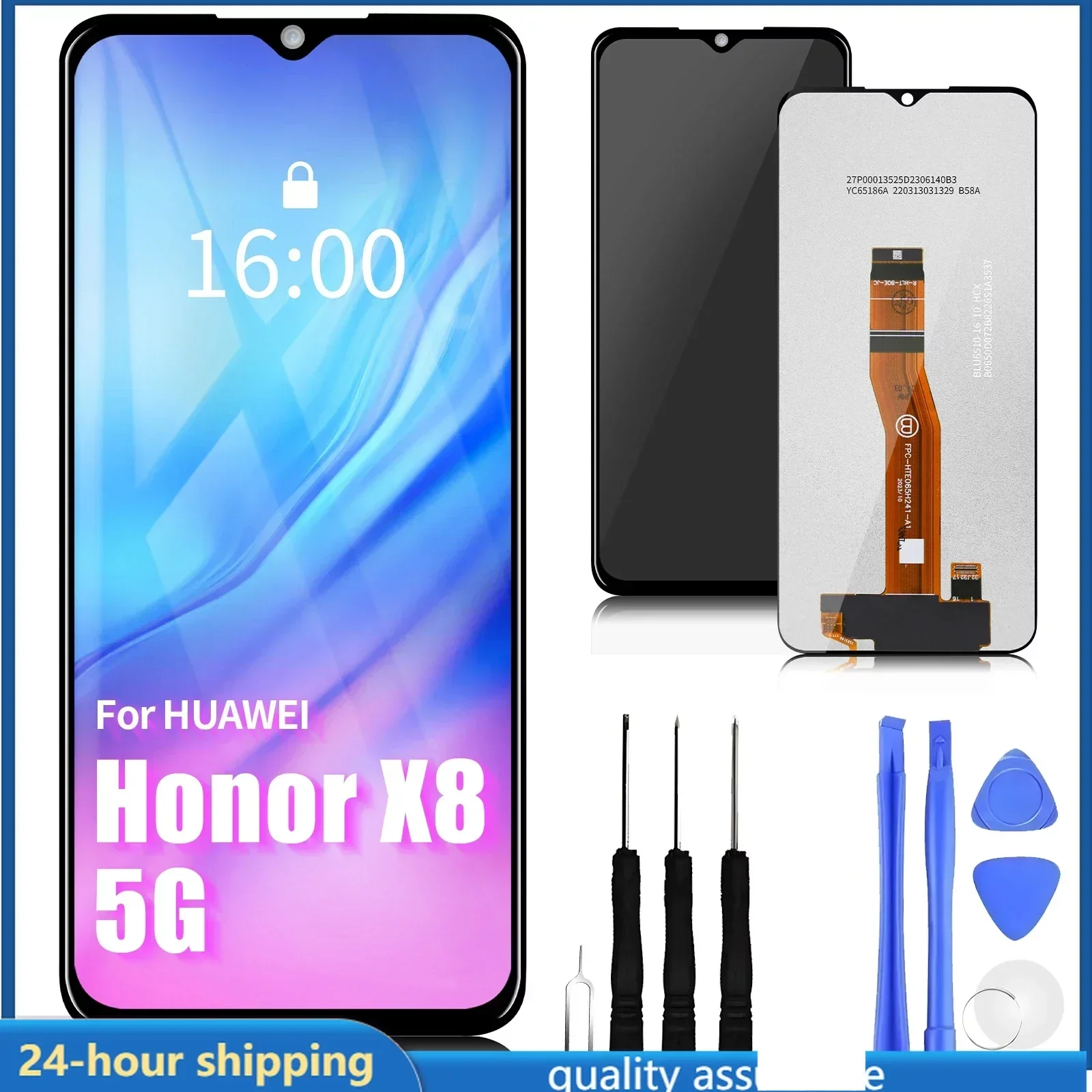 

6.5" For Huawei Honor X8 5G LCD Display Touch Screen Digitizer Assembly Panel For Honor VNE-N41 Display Replacement Parts