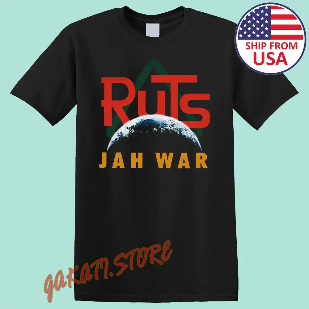 

The Ruts Jah War Men's Black T-Shirt Size S-5XL