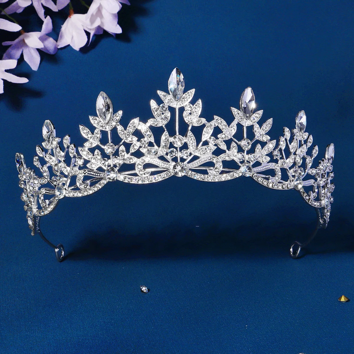 

Efily Princess Crystal Tiaras and Crowns Headband Kid Girls Love Bridal Prom Crown Wedding Party Accessiories Hair Jewelry