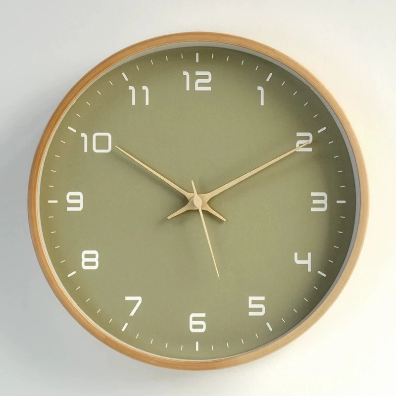 Industrial Round Wall Clock Modern Interior Minimalist Wall Clock Seating Room Elegant Modern Nordic Horloge Murale Home Decor
