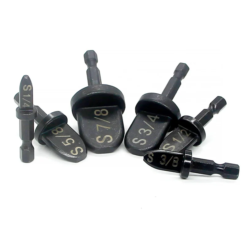 Pipe Expander Copper Tube Swaging Tools For Air Conditioner Refrigerator Flaring Takeover Tool Set Triangle Hex Shank Repair Kit