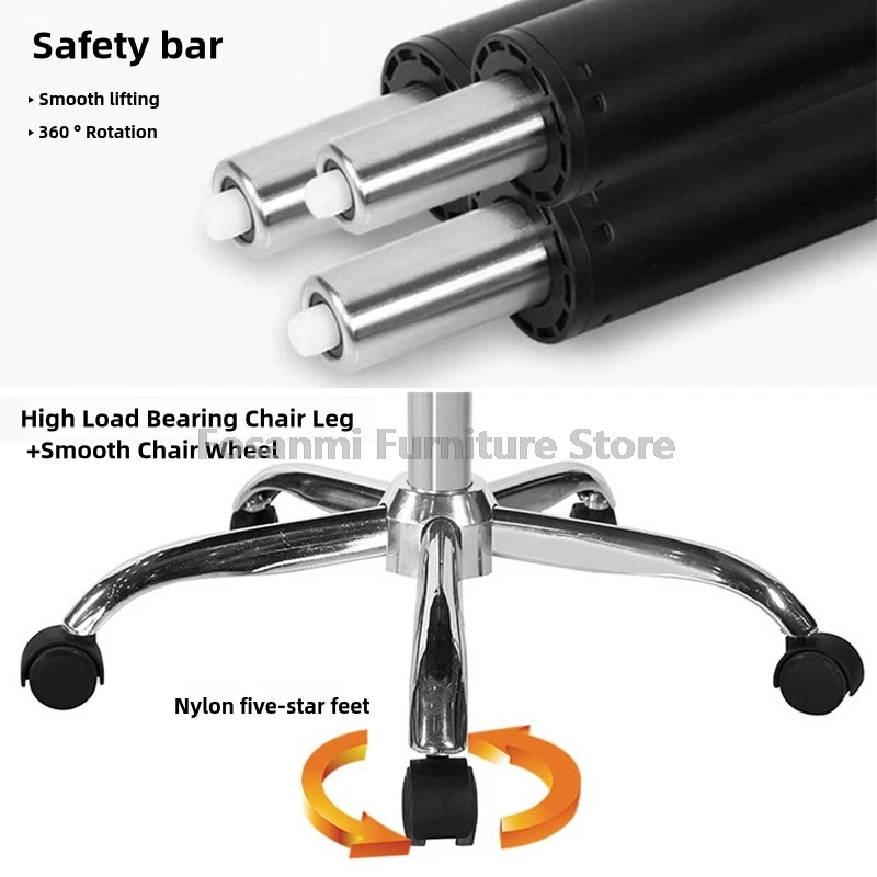 Breathable and Comfortable Mesh Office Chair Black Home Ergonomic Gaming Desk Chairs Adjustable Height Swivel Computer Chair