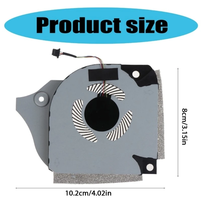 M   Laptop Cooling Fan for DellInspiron G7 7790 G5-5590 G5 5590 VGA 5V 4 pin 4-wire
