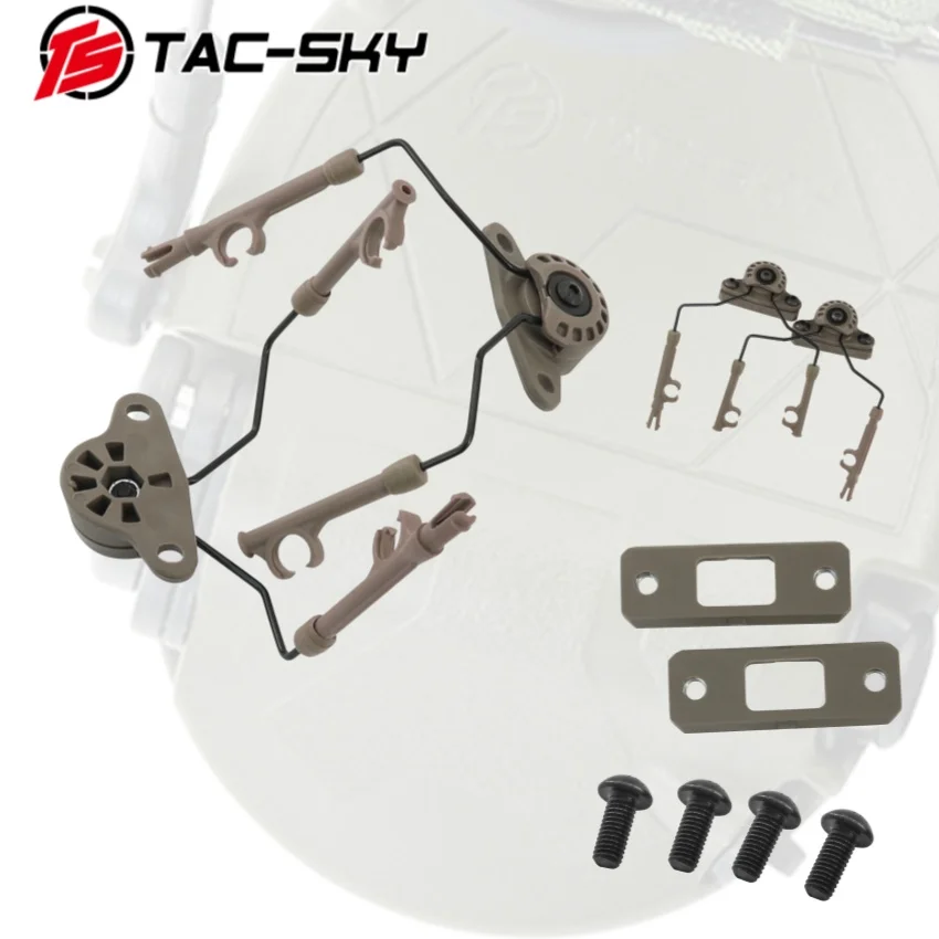 Compatible with ARC Rails/MLOK Rails/WENDY, Suitable for COMTC III II Helmet Headset Rail Mount