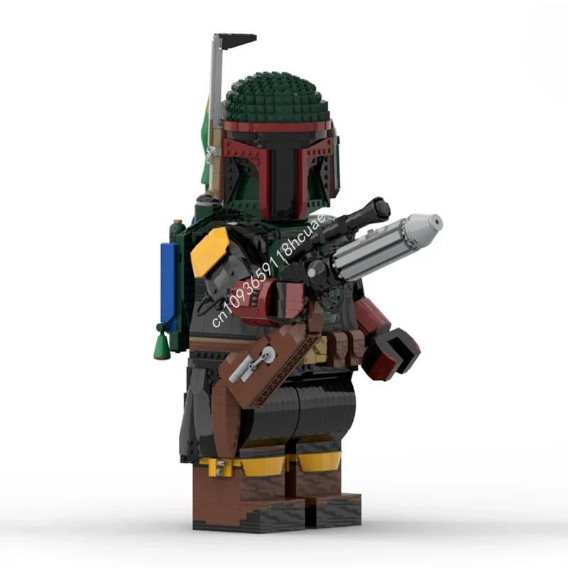 ตัวต่อ MOC บ็อบา เฟตต์ เมก้า ฟิกเกอร์ บุ๊ค สตาร์ แบทเทิล รุ่น 2526 ชิ้น ของเล่นตัวต่อประกอบเอง DIY สร้างสรรค์ ของขวัญคริสต์มาสสำหรับเด็ก ของขวัญวันเกิด