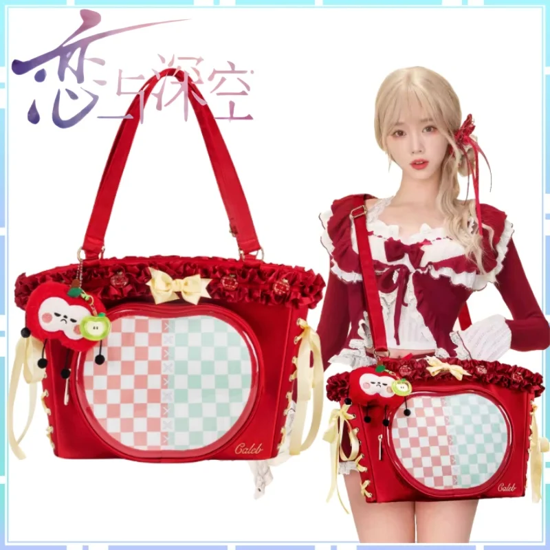 

Новая милая сумка через плечо Love and Deepspace Caleb Itabag на одно плечо, большая вместимость для поездок на работу, подарок-сюрприз для девочек