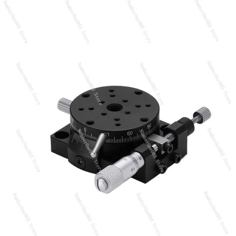 

Вращающийся раздвижной стол по оси R RSP40/60/80/125, ручная прецизионная платформа точной регулировки, вращающаяся регулировка угла, индексирующая пластина