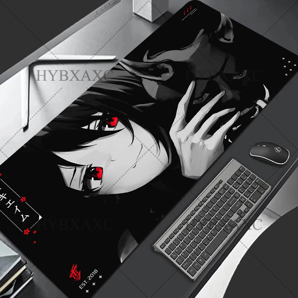 แผ่นรองเมาส์ระดับพรีเมียมสำหรับเกมขนาด45x40ซม., แผ่นรองเม้าส์เล่นเกมระดับมืออาชีพแผ่นรองเมาส์สำหรับเล่นเกม YUKI แผ่นรองปูโต๊ะล็อคขอบ