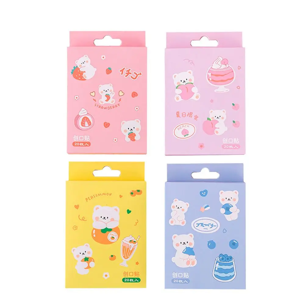 

Cartoon 20 Pcs Travel Bandages Sticker Aid Patches Children Home Band Aid Adhesive Bandages Bandages Wound Plaster
