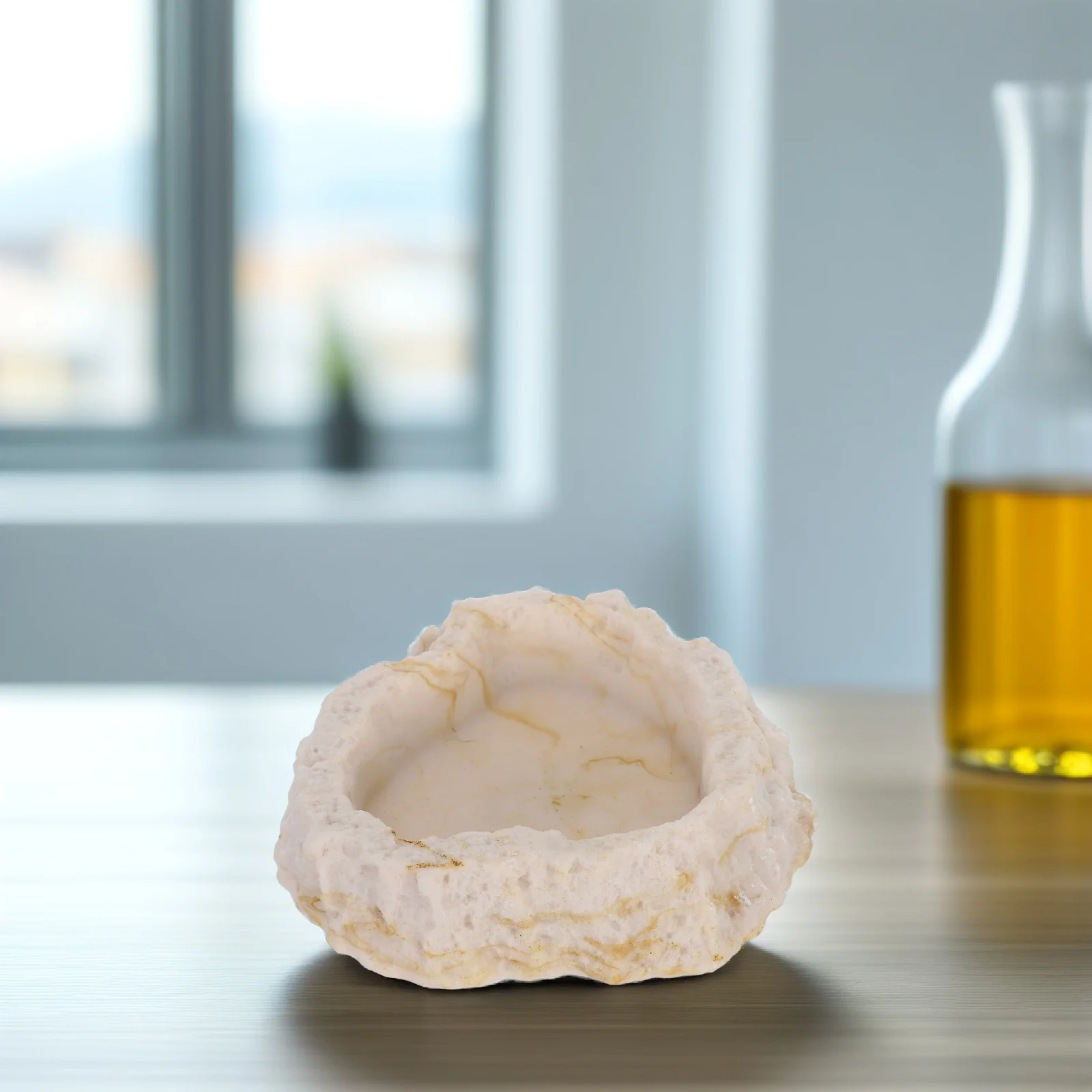 

Reptile Feeding Bowl Resin Rock Style Terrarium Water Dish Bearded Dragon Food Bowl Corn Snake Gecko Feeding Dish