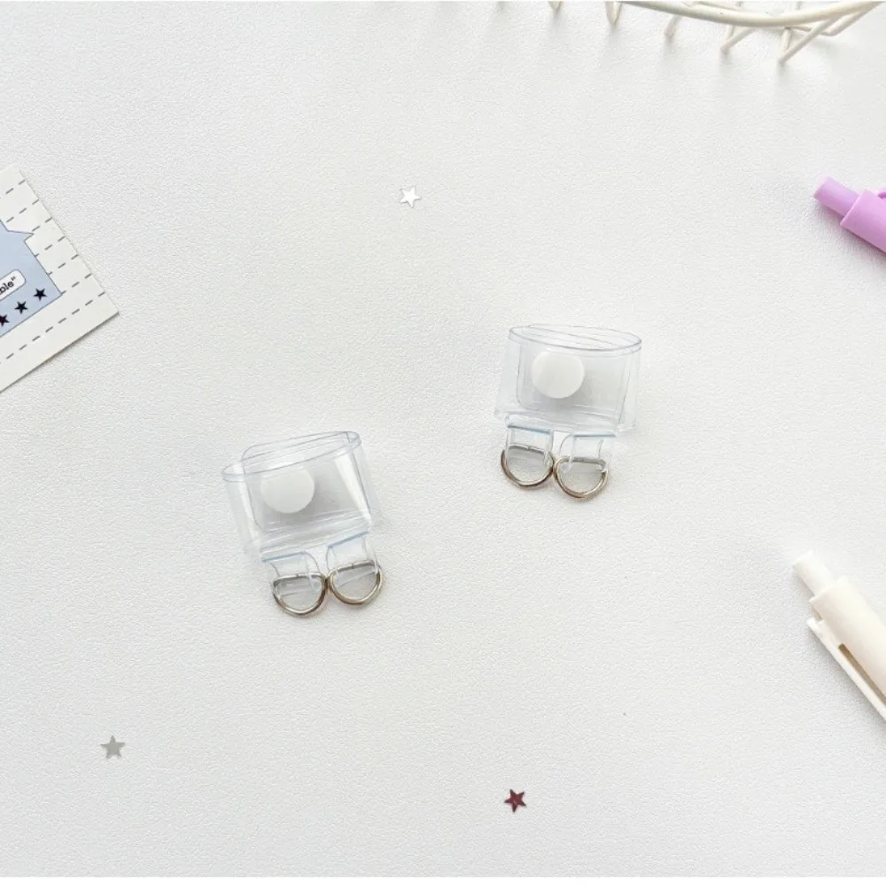 2pcs High Quality PVC Bag Strap Extension Buckle Transparent Bag Strap Clip Snap Clasp Clip Backpack