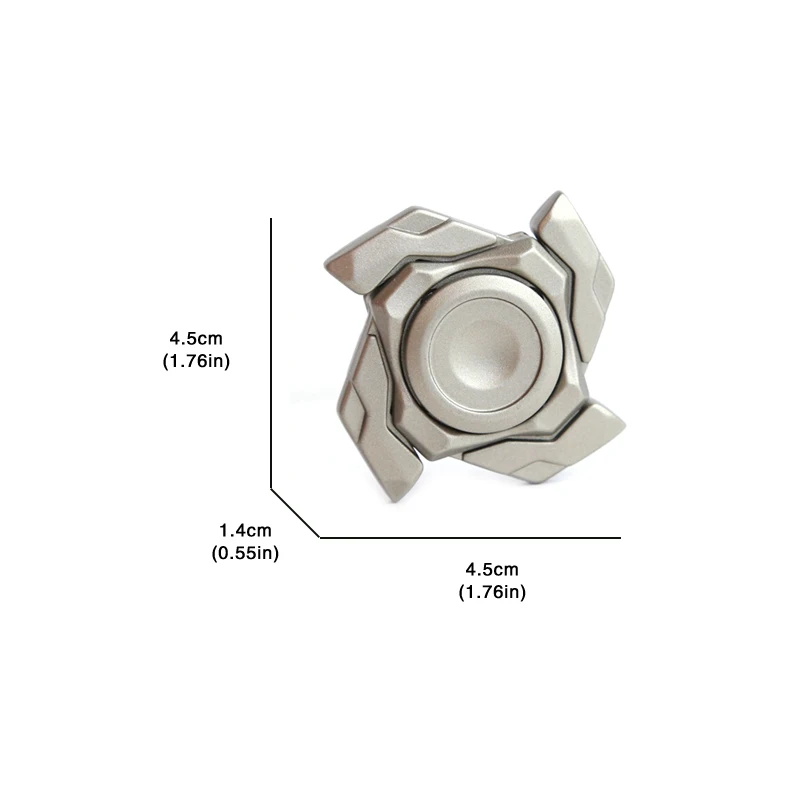 الفولاذ المقاوم للصدأ البسيطة المفتوحة درع الجيروسكوب EDC المغناطيسي تململ المنزلق الإجهاد الإغاثة هدية للبالغين المحمولة القلق سطح المكتب لعبة #6