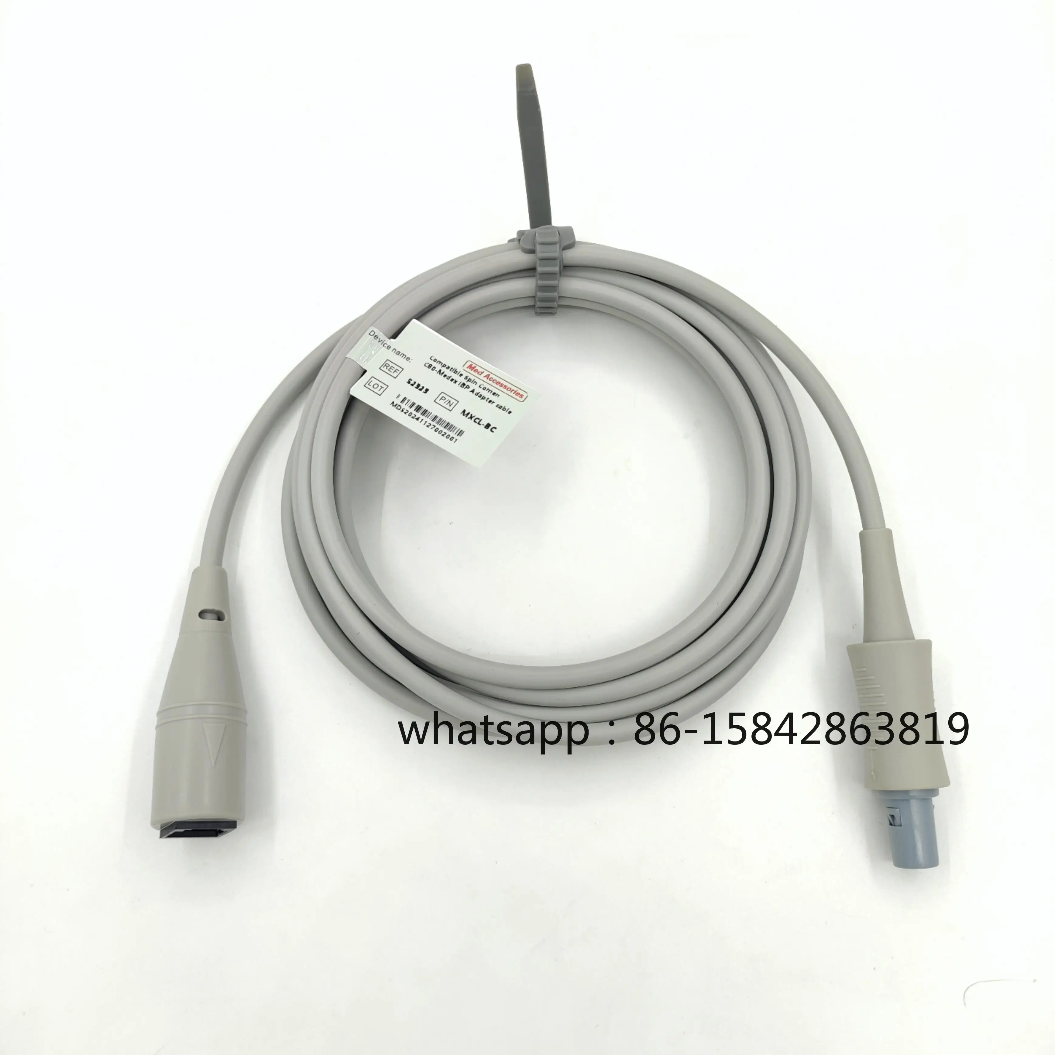 hot-selling-med-accessories-mxcl-bc-ibp-adapter-cable-tpu-material-32m-ce-iso-certified-compatible-for-transducer-bag