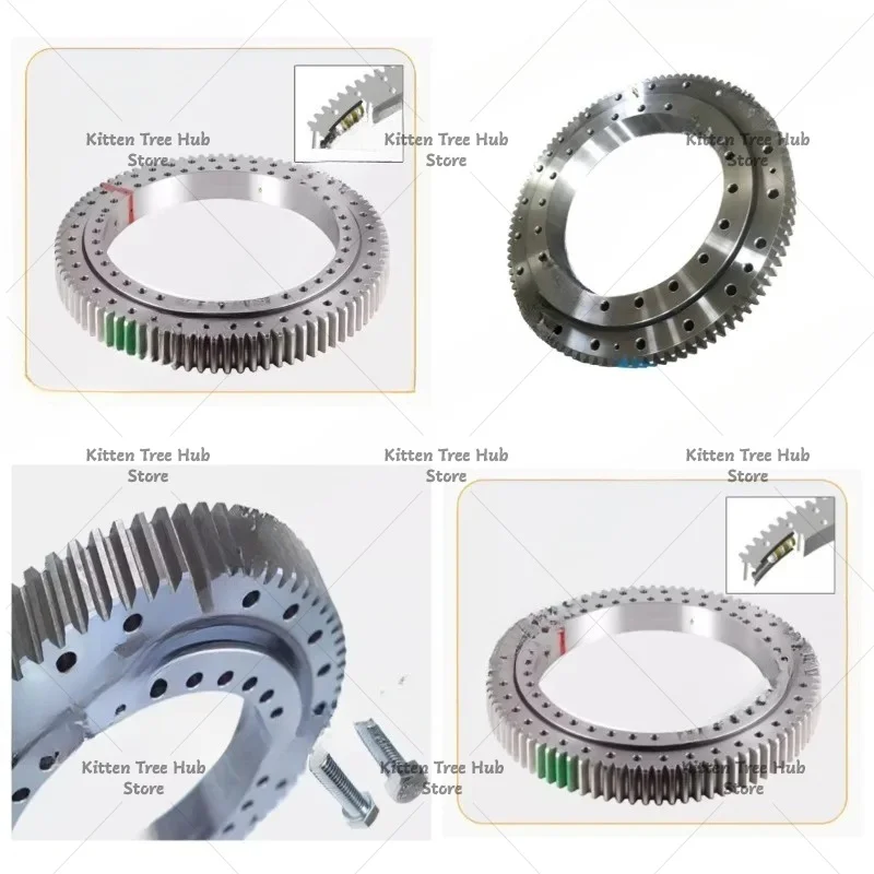 O50 External Teeth Gear Bearing Ball Slewing Ring Bearing 011.10.100 / 011.10.120 / 011.10.150 / 011.10.180