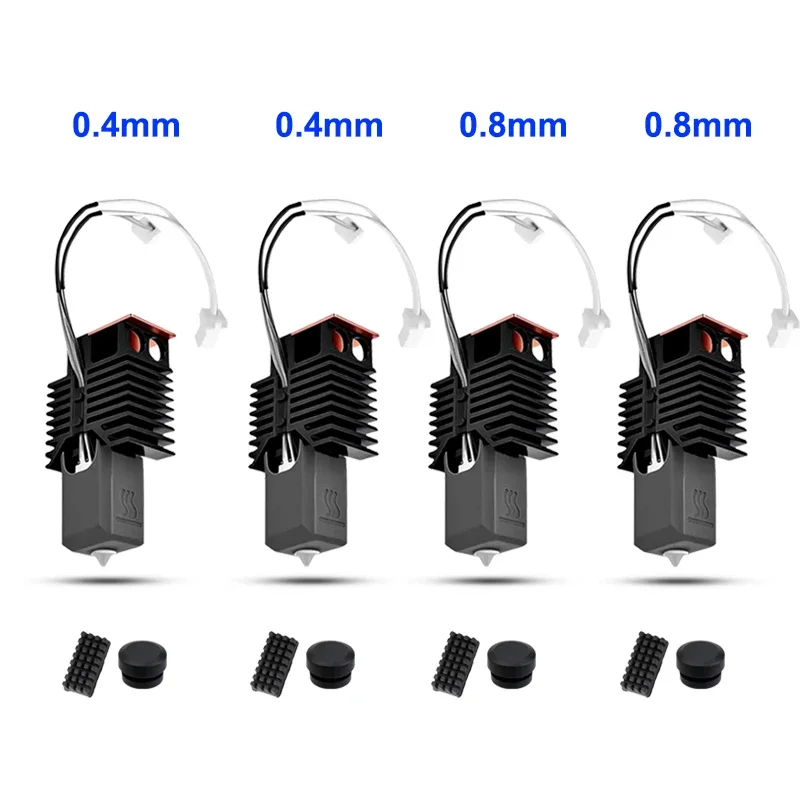 3D-printeronderdelen voor Snapmaker U1 Hotend Kit, volledig gemonteerde hotend, plug & play keramisch blok voor 0,2 0,4 0,6 0,8 mm 3D-printkop