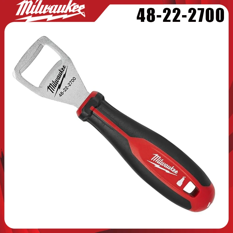 Milwaukee Heavy Duty Bottle Opener 48-22-2700 Industrial Grade Steel Non-Slip Grip for Easy Opening