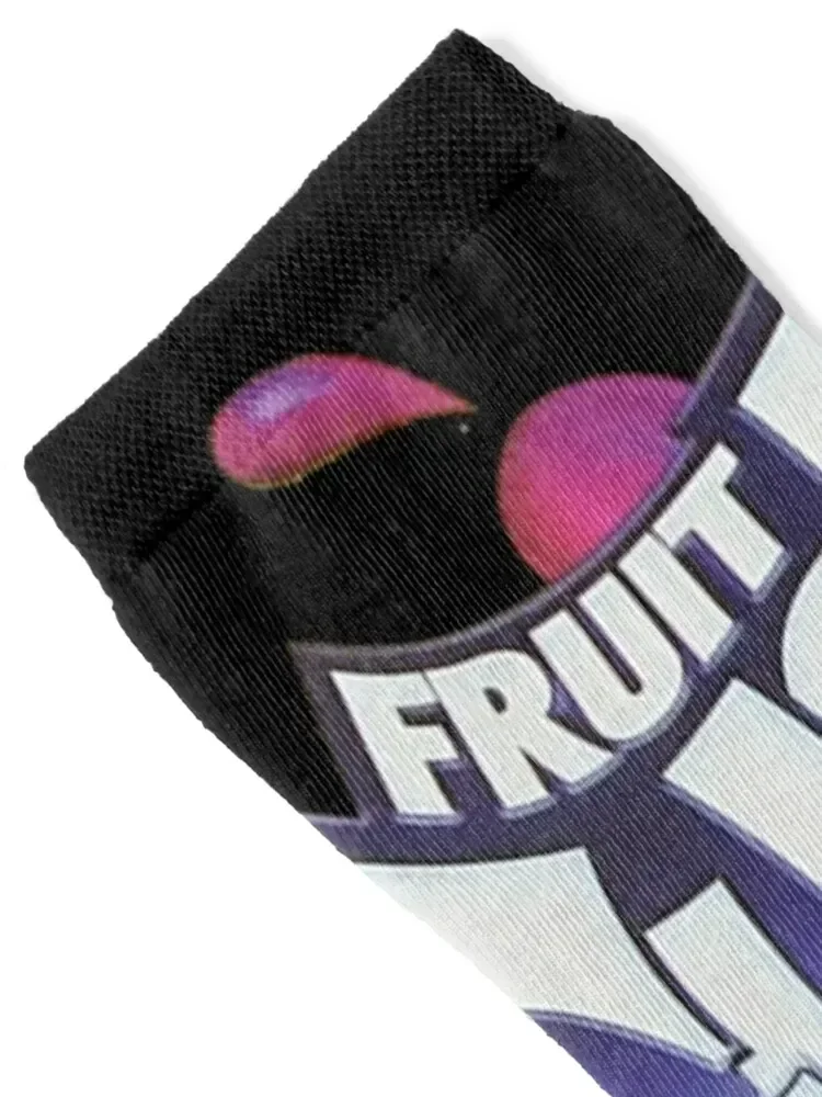 Fruit Gushers 90s logo Socks Run funny gifts Crossfit floral Mens Socks Women's