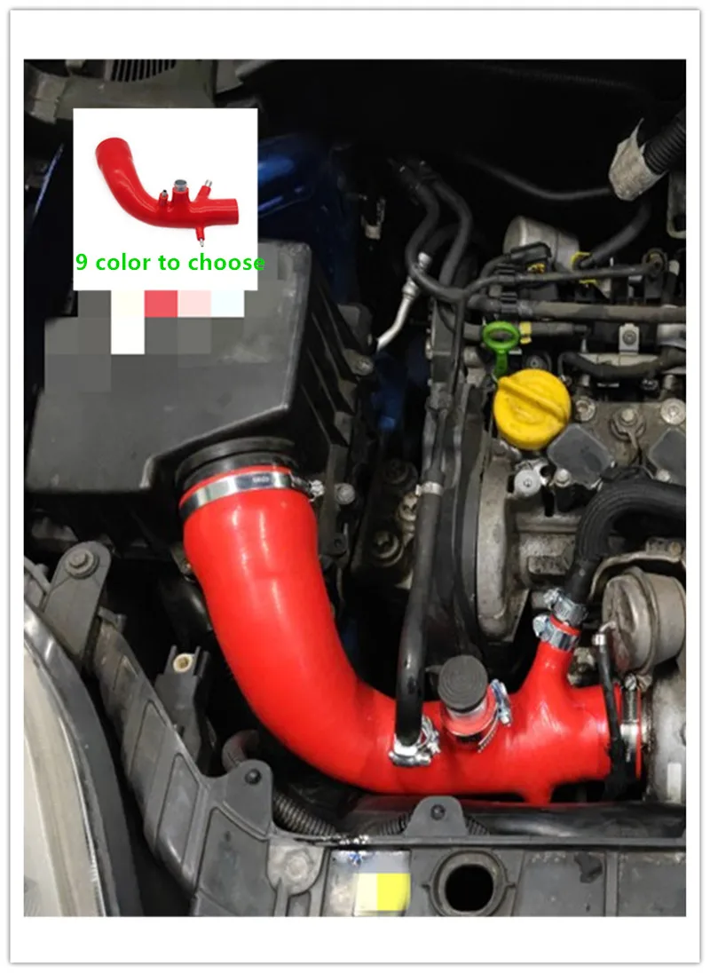 

1PC 4PLY IHI Turbo Intake Silicone Hose Air Box For Alfa Romeo Mito / Abarth Grande Punto / Fiat Linea Turbojet 16V T-Jet Engine