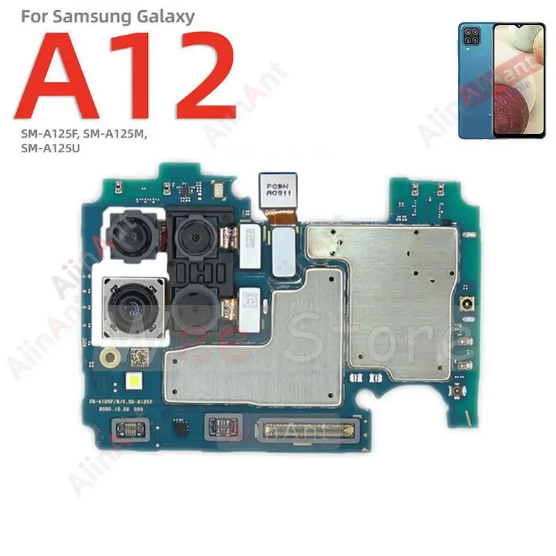 AiinAnt Back Front Small Wide Macro Depth Main Rear Camera Flex Cable For Samsung Galaxy A12 A11 A115F A125F