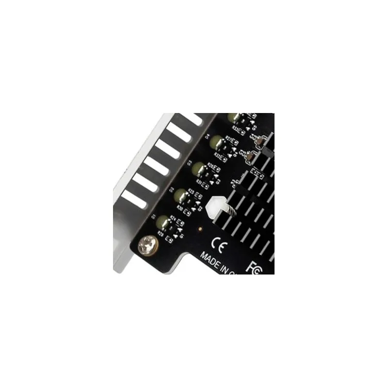 PCI-E To SATA Expansion Card Jmb585 Chip PCI-E SATA 3.0 Controller Card Supports Cascaded Trim for Windows/Linux/ OS
