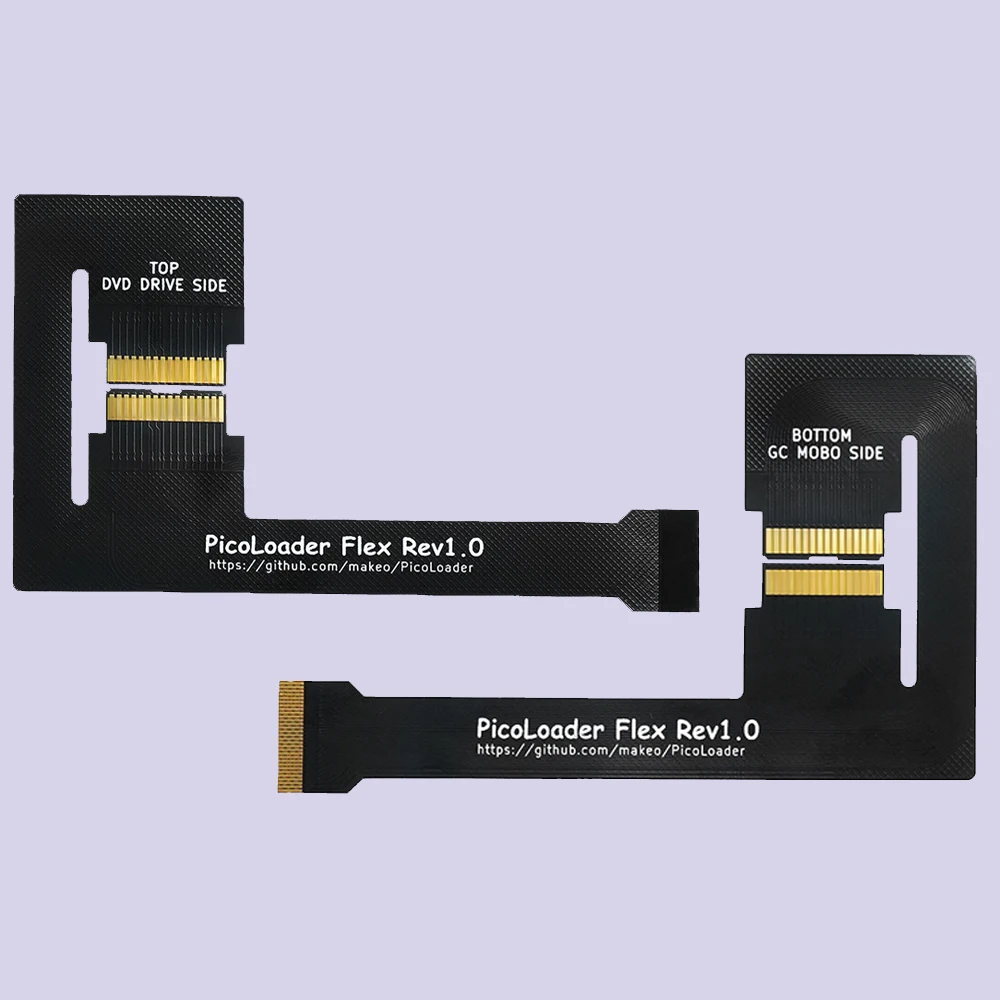 レトロスケーラー ブラック ピコローダー フレックスケーブル 溶接不要 互換性のある SD2SP2 GC2SD SDGecko NGC ゲームキューブ ゲームコンソール用