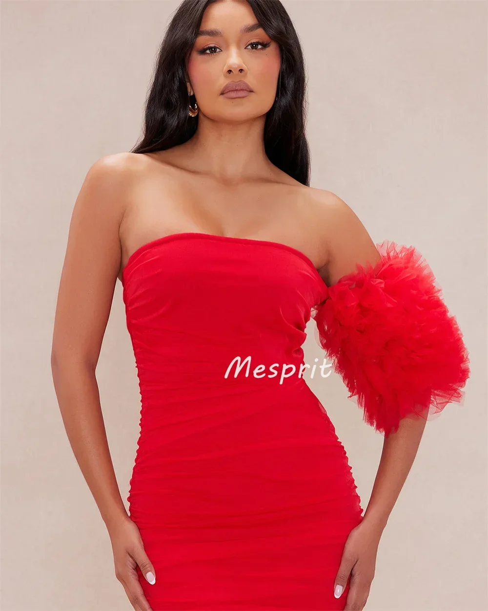 Customized Exquisite Sexy Sizes Available Jersey Pleat Ruched Sheath One-shoulder Short Dresses Bespoke Occasion Dresses Modern 