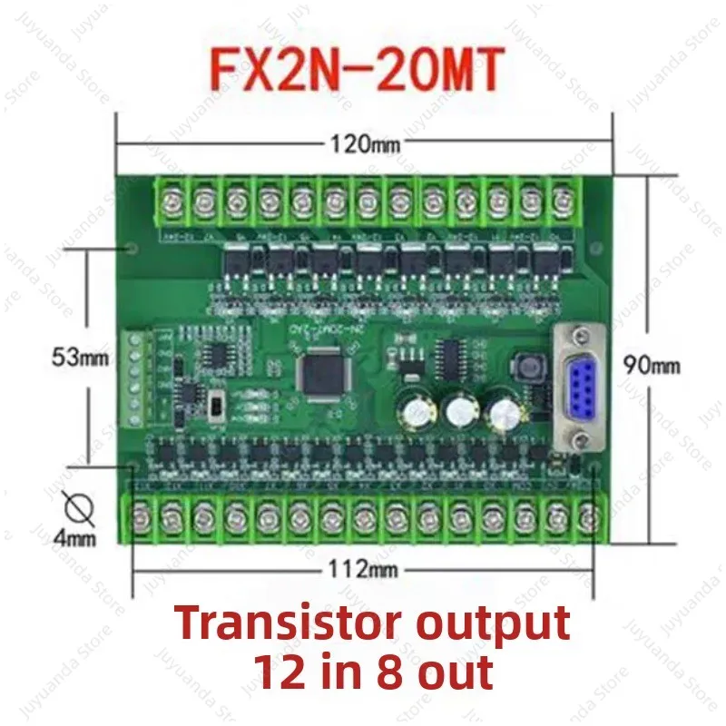 PLC Industrial Control Board Fx2n- 10/14/20/24/30/mr/t Simple with RS485 Programmable Controller
