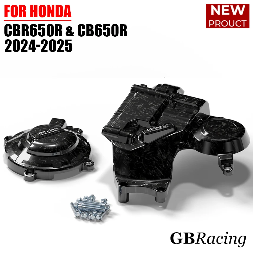 

Для HONDA 2024-2025 CBR650R/CB650R комплект вторичных крышек электронного сцепления + GBRacing 2021-2025 крышка генератора