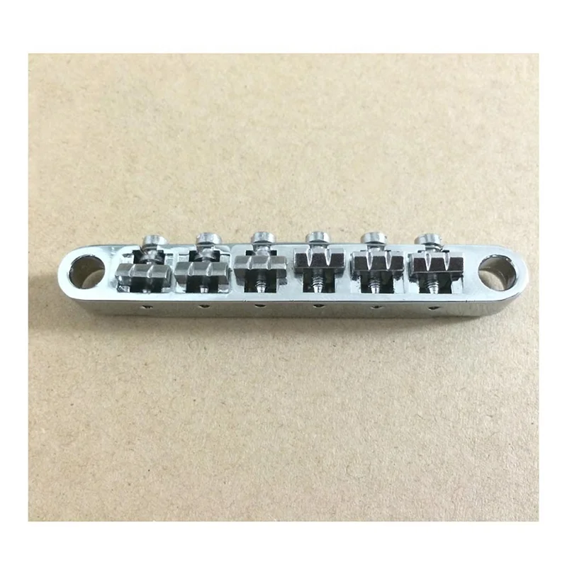 

A37Q-Electric Guitar Bridge, Standard 12 String Size Guitar Bridge Full Set Bridge Tail Stud Zinc Alloy Guitar Accessories Kit