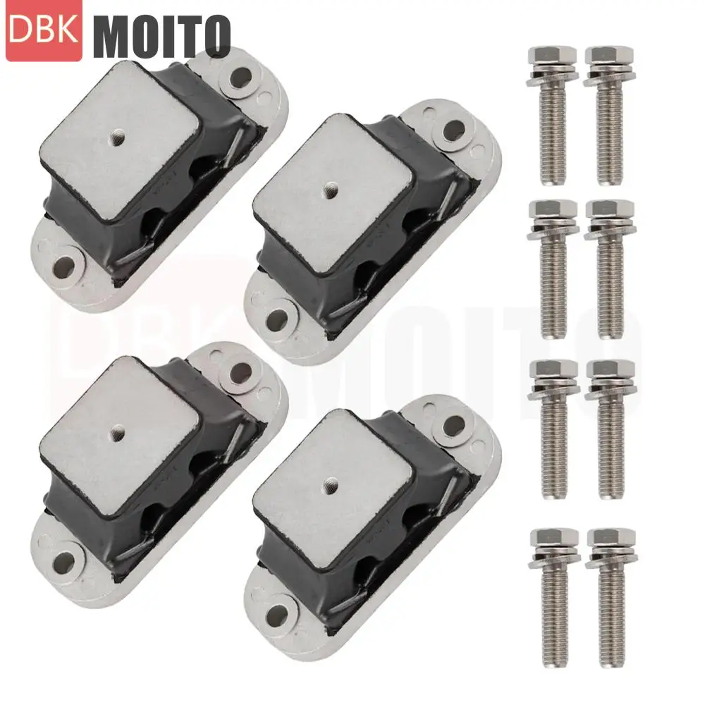 

Motorcycle Engine Motor Mount Rubber Bracket For Yamaha WaveRunner FX VX CRUSIER FZS FZR 67X-44517-10-94 67X-44517-10-00 4pcs