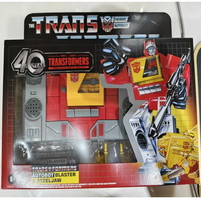 18 cm jouets en stock transformateur 40th anniversaire G1 Blaster figurines robot modèle figurines à collectionner pour les amateurs cadeau