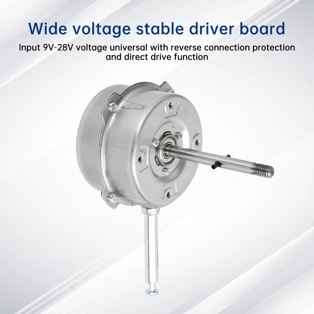 DC9-28V Bürstenloser Motor 28W 1450 U/min Schwenkkopf-Lüftermotor Geräuscharm Doppellager Tischventilator Wandmontierter Lüftermotor – Detail 8