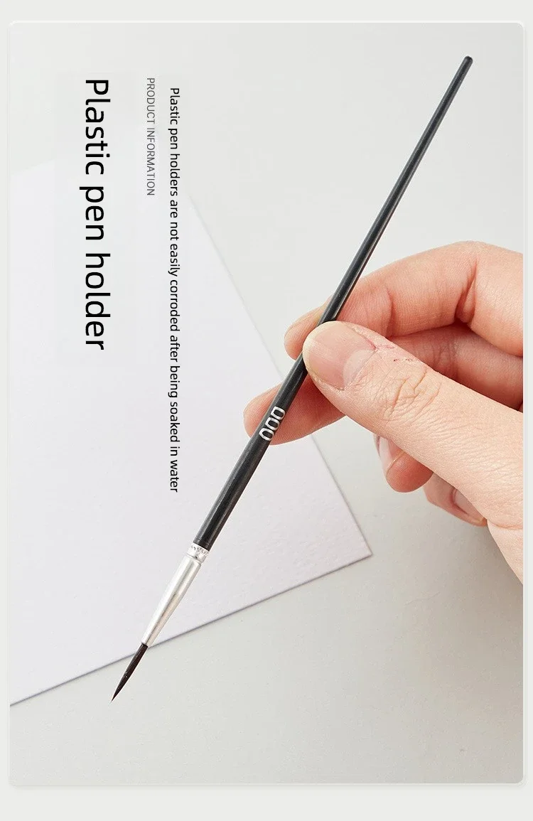 100-teiliges Set Nylon-Haarpinsel mit Haken, digitale Ölpinsel, Gipspinsel für Kinder, Keramikmalpinsel, Nachzeichnungsstift, Kunstbedarf – Detail 11
