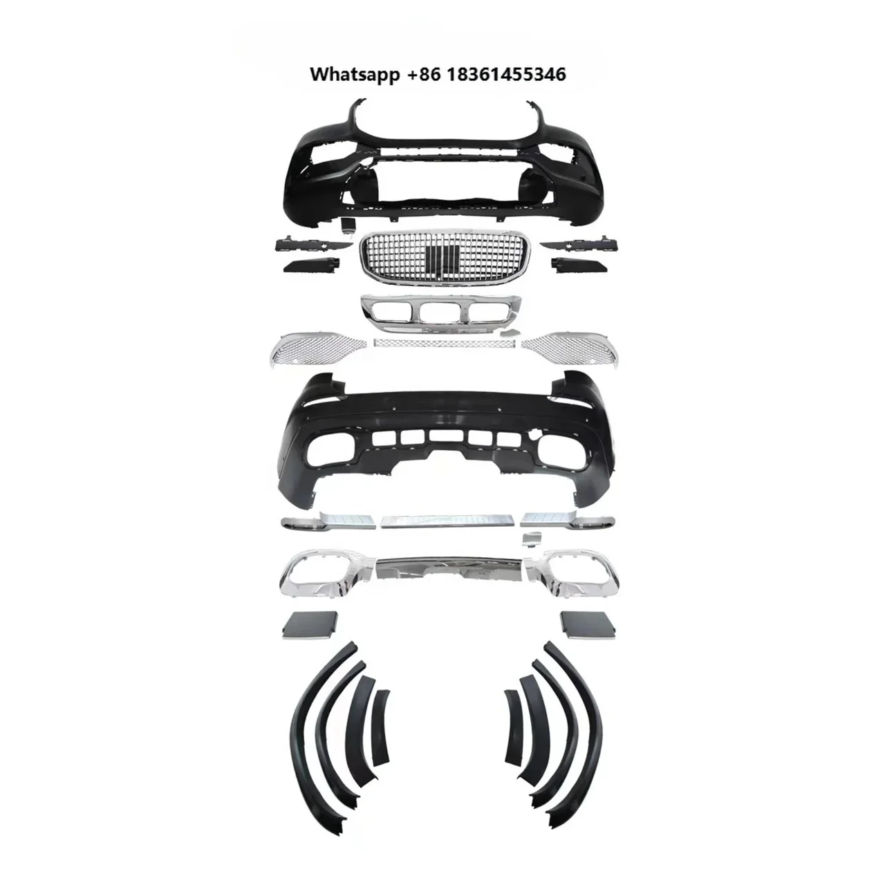 For GLS X167 Upgrade To  Style Front Rear Bumper Grille Diffuser Dream Garage Factory Direct Full Bodykit