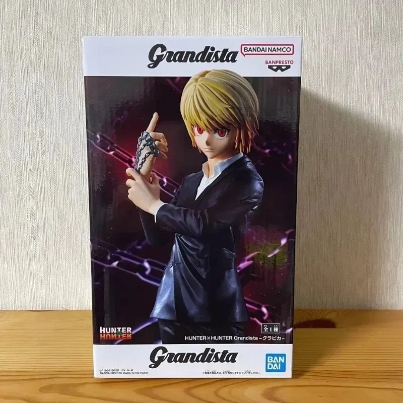 100% Original Banpresto Bandai Hunter X Hunter Kurapika Black Formal Suit Chain Accessory PVC Anime Collectible Display Statue view 6