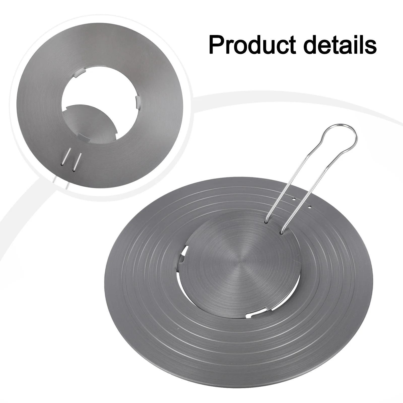 Aluminum Alloy Stove Heat Spreader Removable Flame Reducer Heat Diffuser Non-Slip Slow Cooking Heat Conducting Plate Accessories