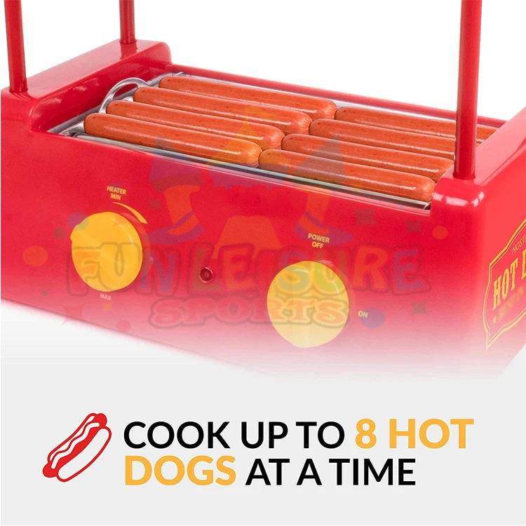 Commercial waffle dog maker machine hot dog roller with bun warmer distributeur automatique de snack hotdog cookers