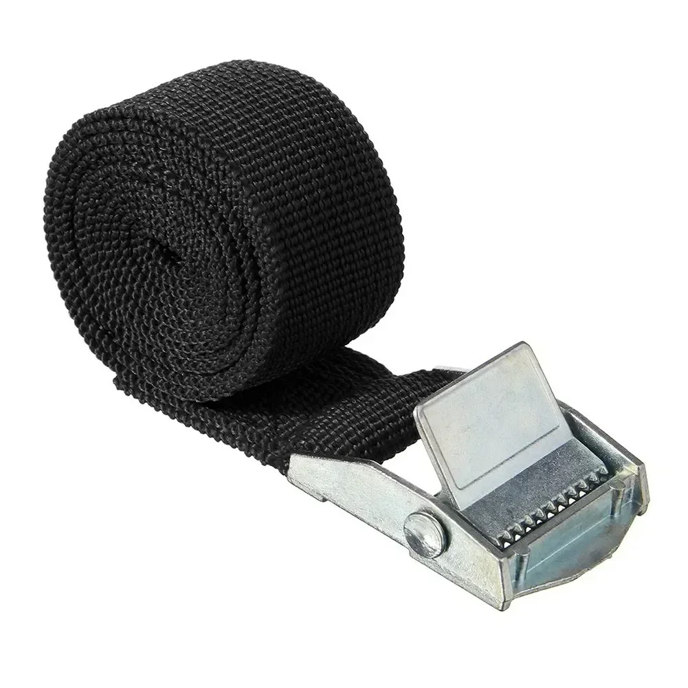 1M Lashing Strap W/ Buckle Zinc Alloy Nylon Quick Release Fr Cargo Tie Down Luggage Bag 25mm Car And Motorcycle Fixing Tools