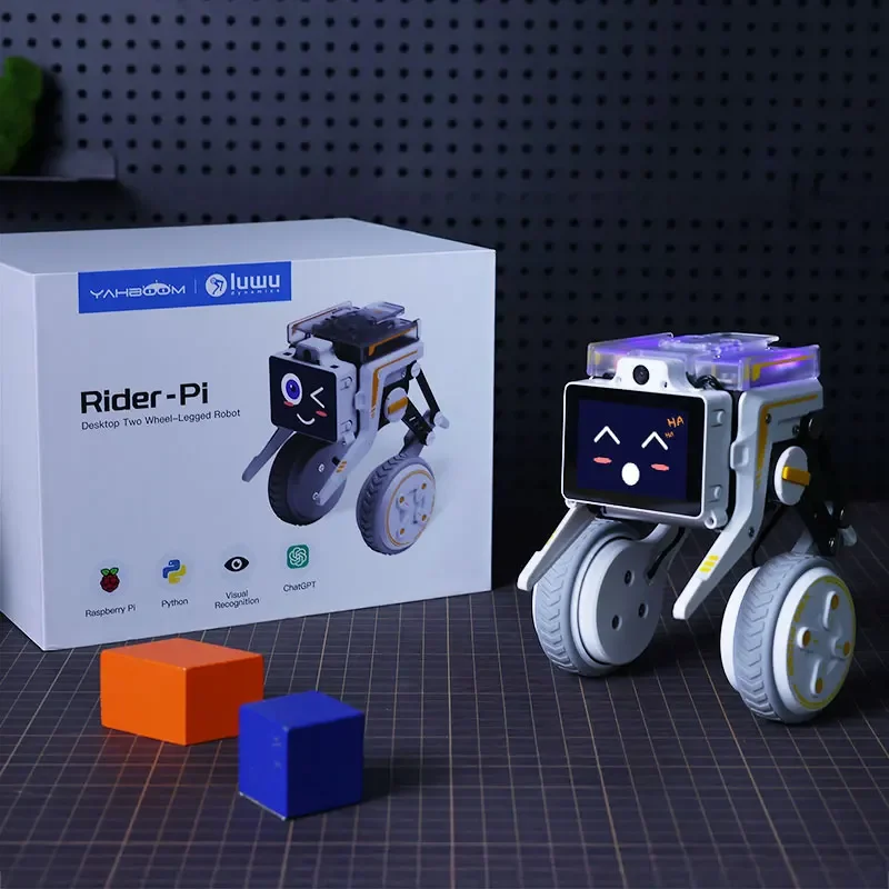 Escritório inteligente de duas rodas com pernas Robot Rider Pi baseado no módulo Raspberry Pi