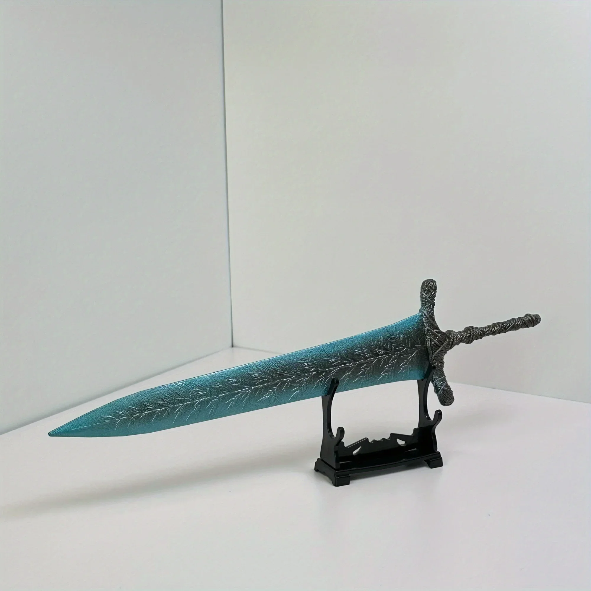 Épée Katana en métal Elden Dark Moon, 9.8 pouces, couteau Ninja Original, sabre Katana japonais, accessoires de Cosplay, jouet accessoire