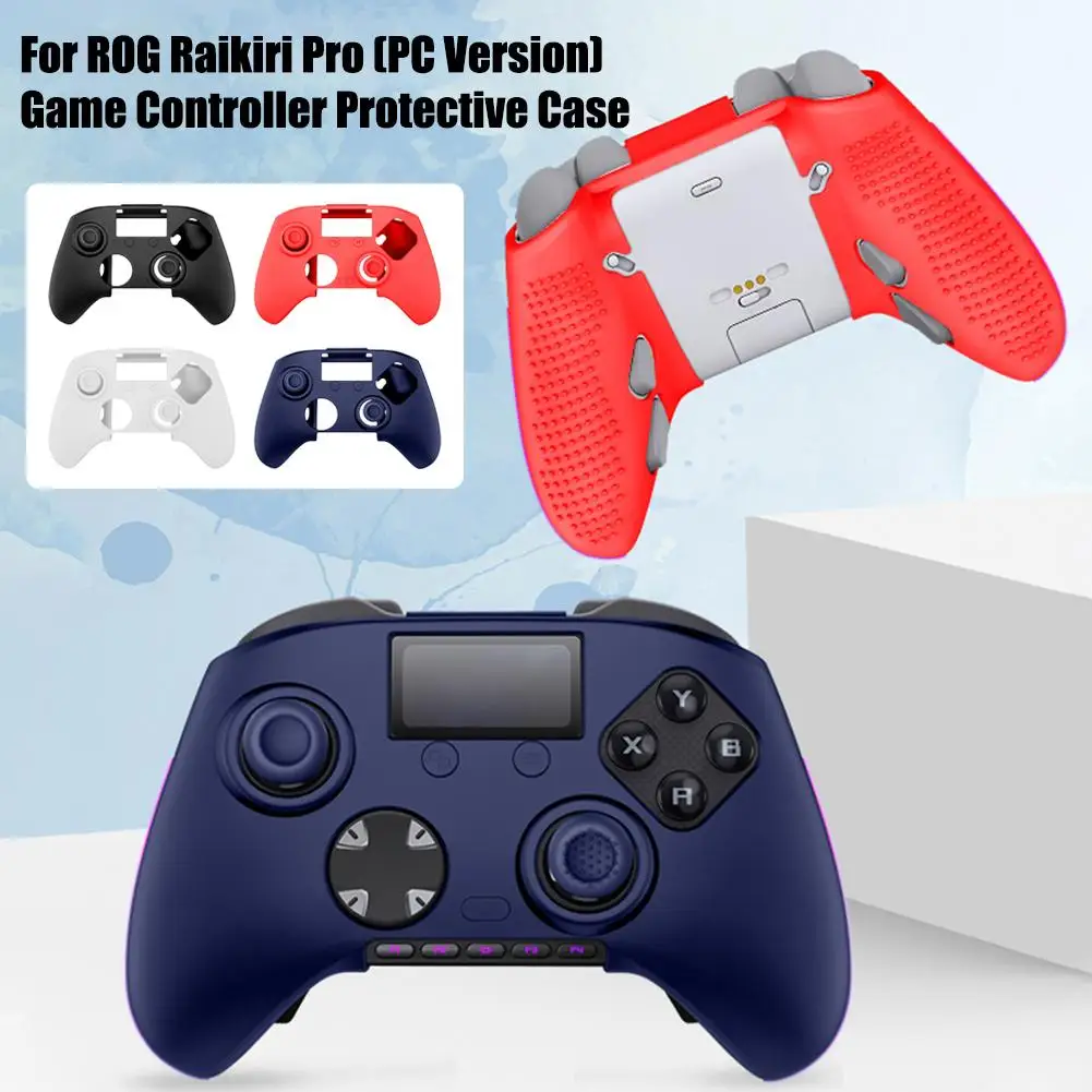For ROG Raikiri II Pro Controller Silicone Case Shockproof Anti-Slip Soft Protective Cover Skin Gaming Accessories