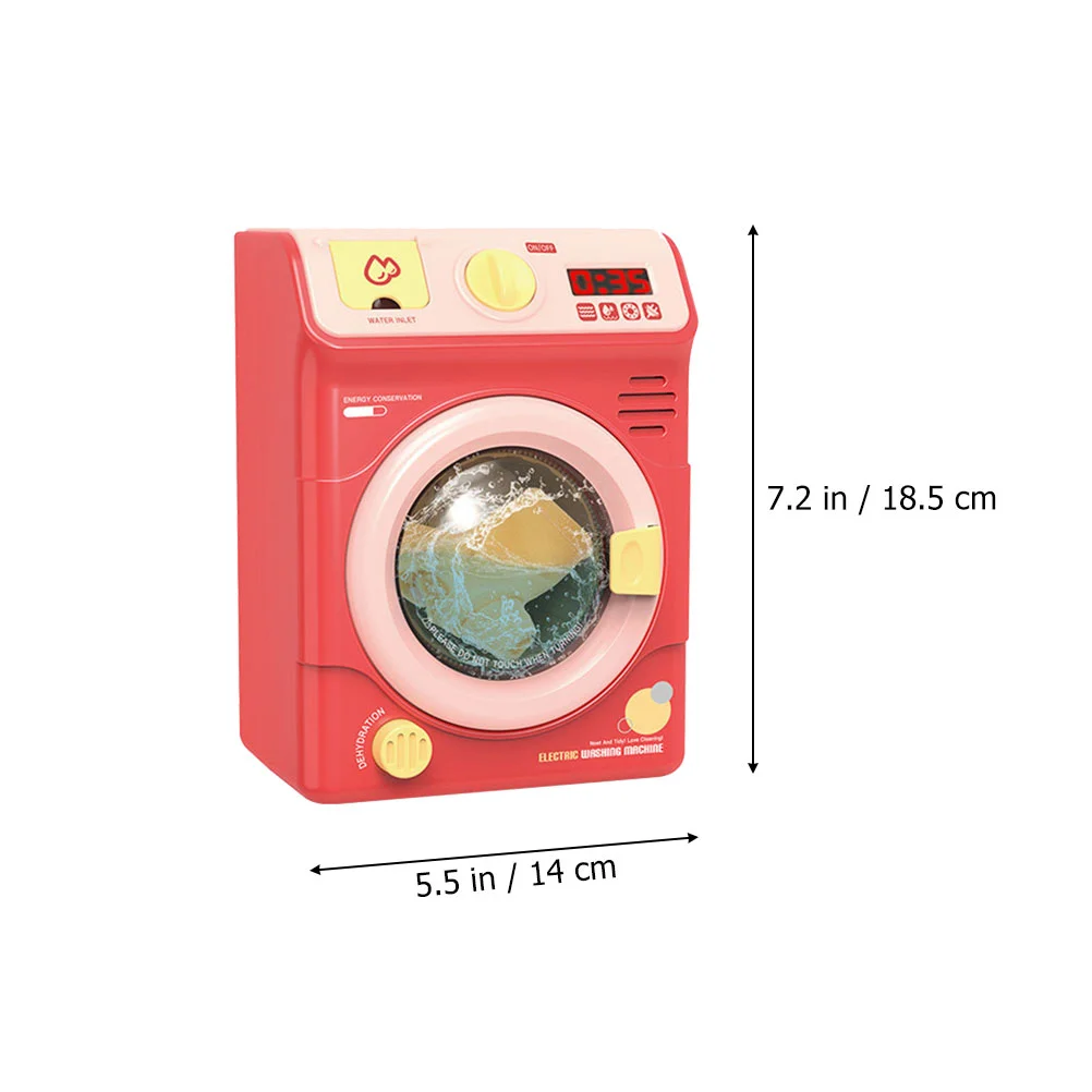 Simulation Washing Machine Kids Toys Mini Washer Delicate Household Appliance Child