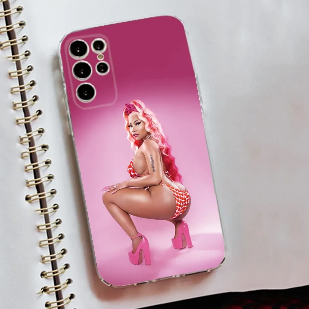 Singer N-Nicki M-Minaj Phone Case Silicone Case For Samsung S30,S23,S21,S22,S20 Ultra,S20 FE lite,S10,S9,S8 PIus Cover Clear