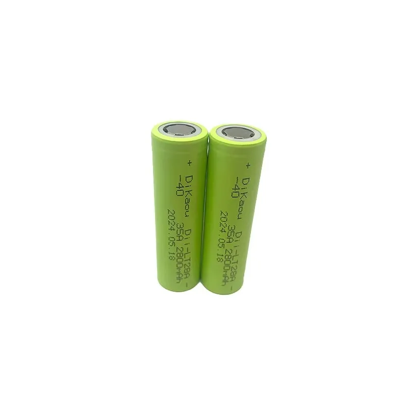 3.7V 18650 Battery 2800mah Rechargeable Cells 35A High Power Discharge for -40° Low Temperature Batteries for Tool Battery Drone