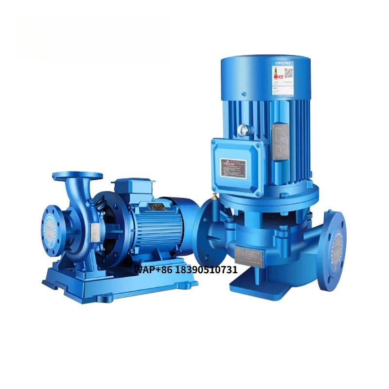 ISG/IRG Series Submersible Vertical Centrifugal Pipeline Hot Water Circulation Pumps with Copper Motor