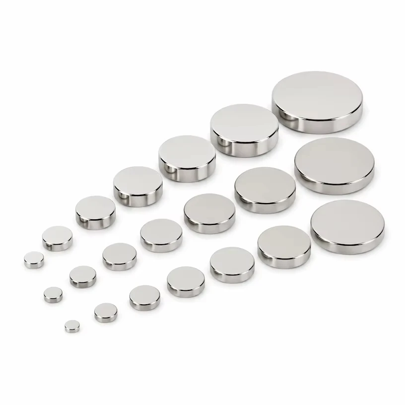 Round Disc NdFeB Magnet, Multi-use Magnetic Discs for Fridge, Home, Office, Handwork Fixing 4x2 5x2 6x2 8x2 10x3 12x3 15x2
