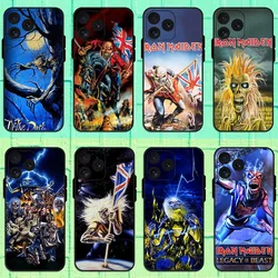 I-IronS Rock M-Maiden Band Phone Case For iPhone 8 11 12 13 Pro 14 15 Mini X XR XS max Plus Shell